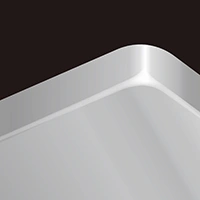 Filleted corner