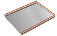 Three-side fold